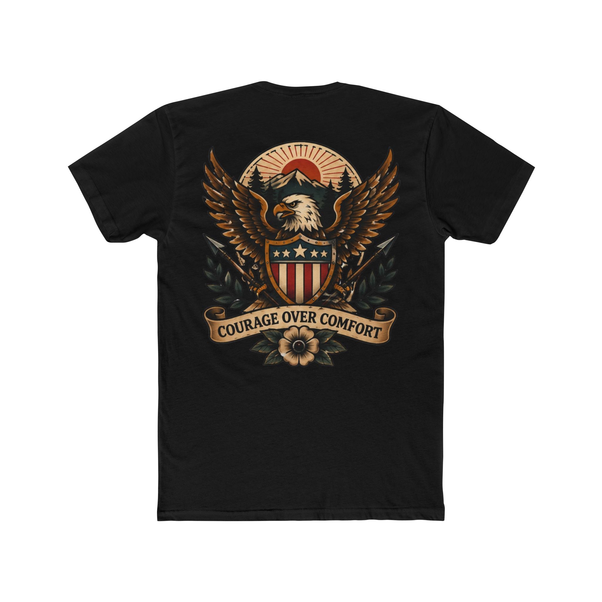 Courage Over Comfort Eagle Crest Tee