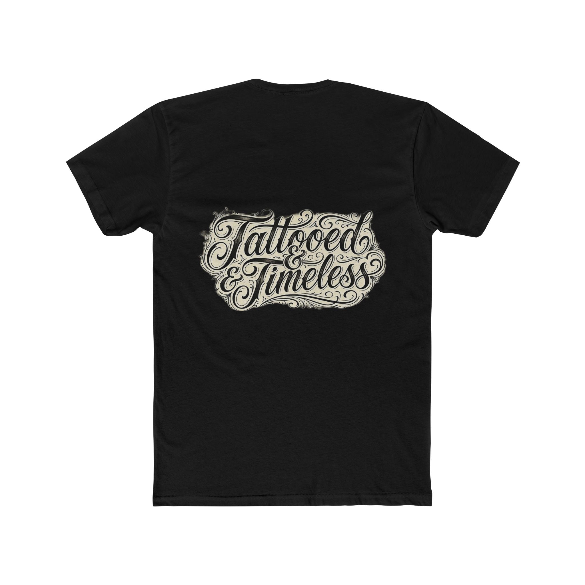 Tattooed & Timeless Ornate Script Tee