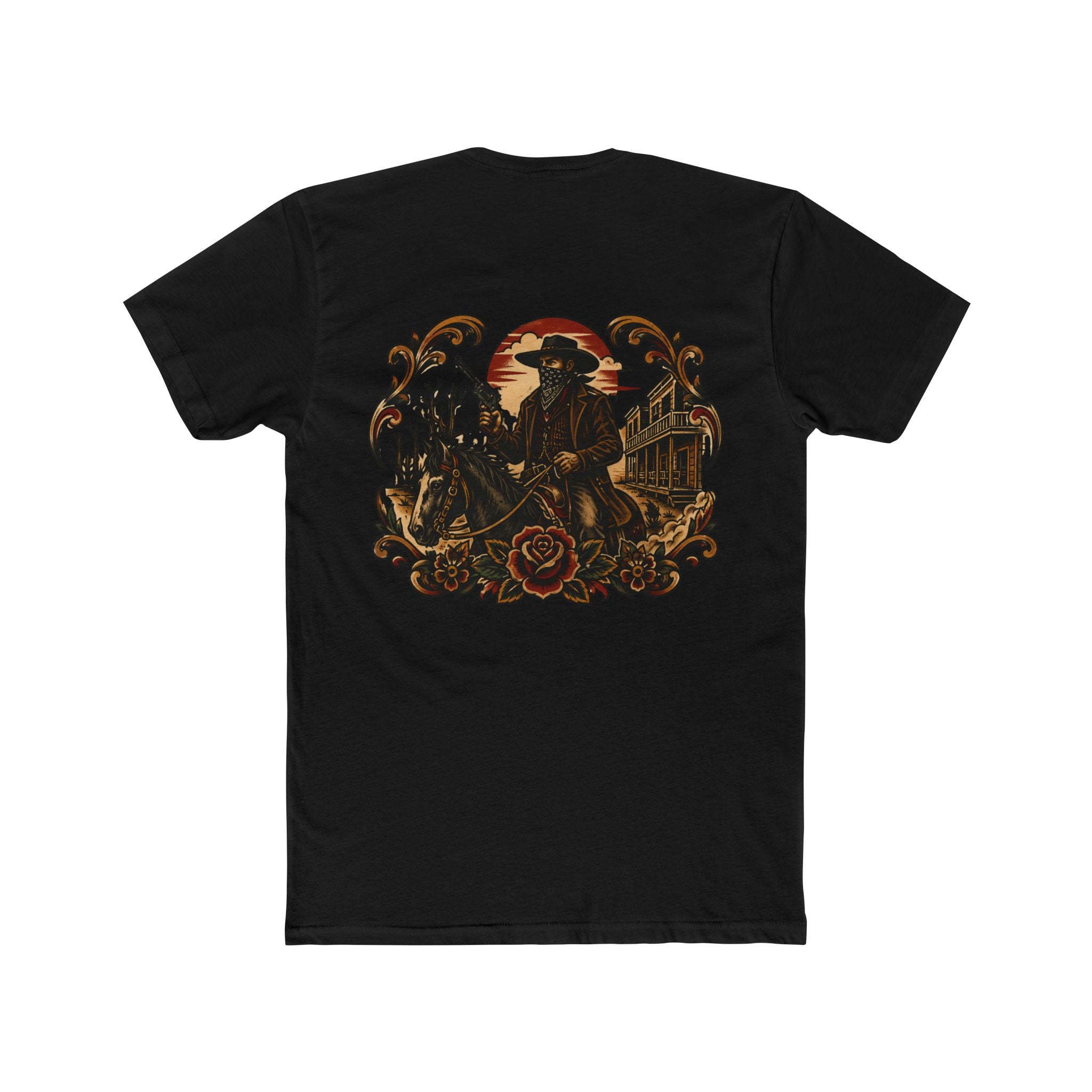 Dead Man's Ride Cowboy Skull Tee