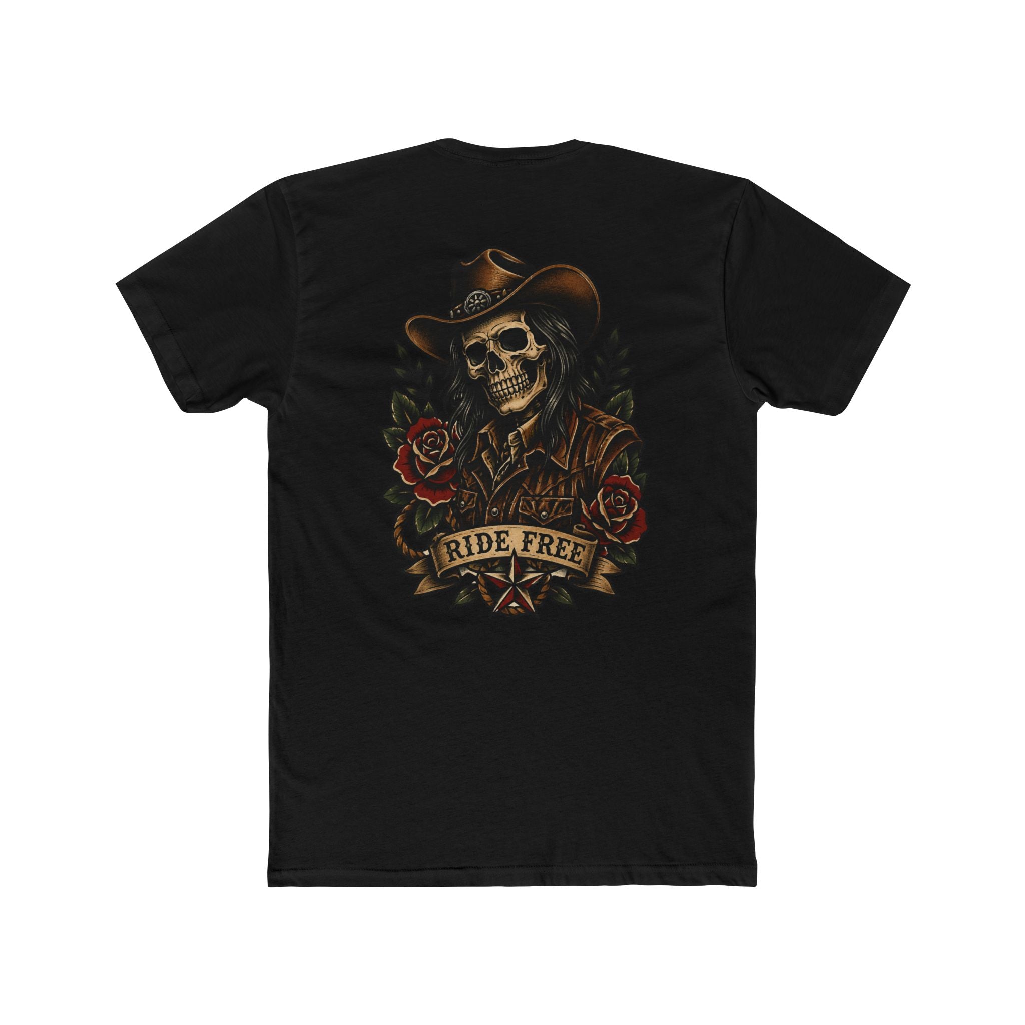 Lone Rider Cowboy Tattoo Tee