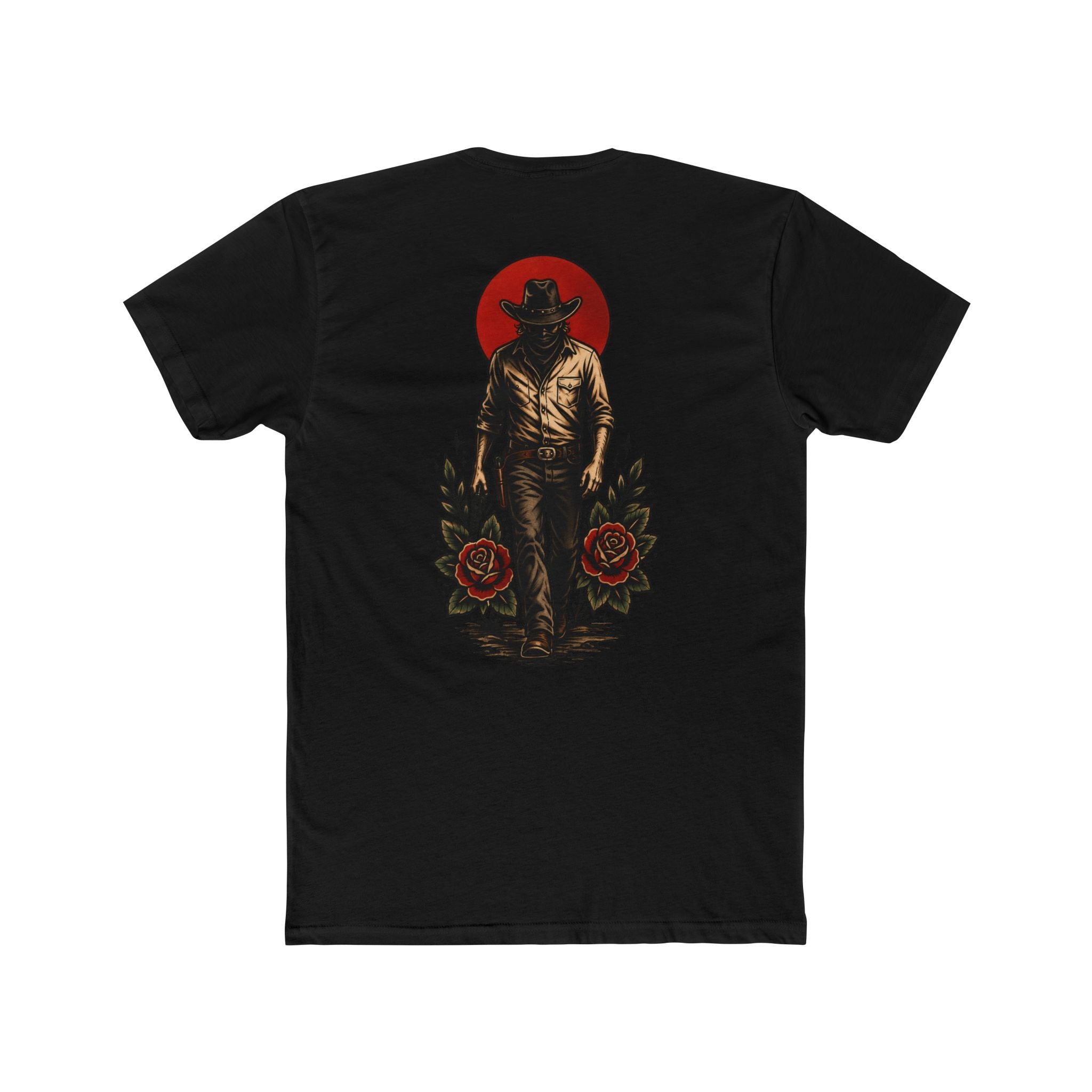 Outlaw Cowboy Traditional Tattoo Tee