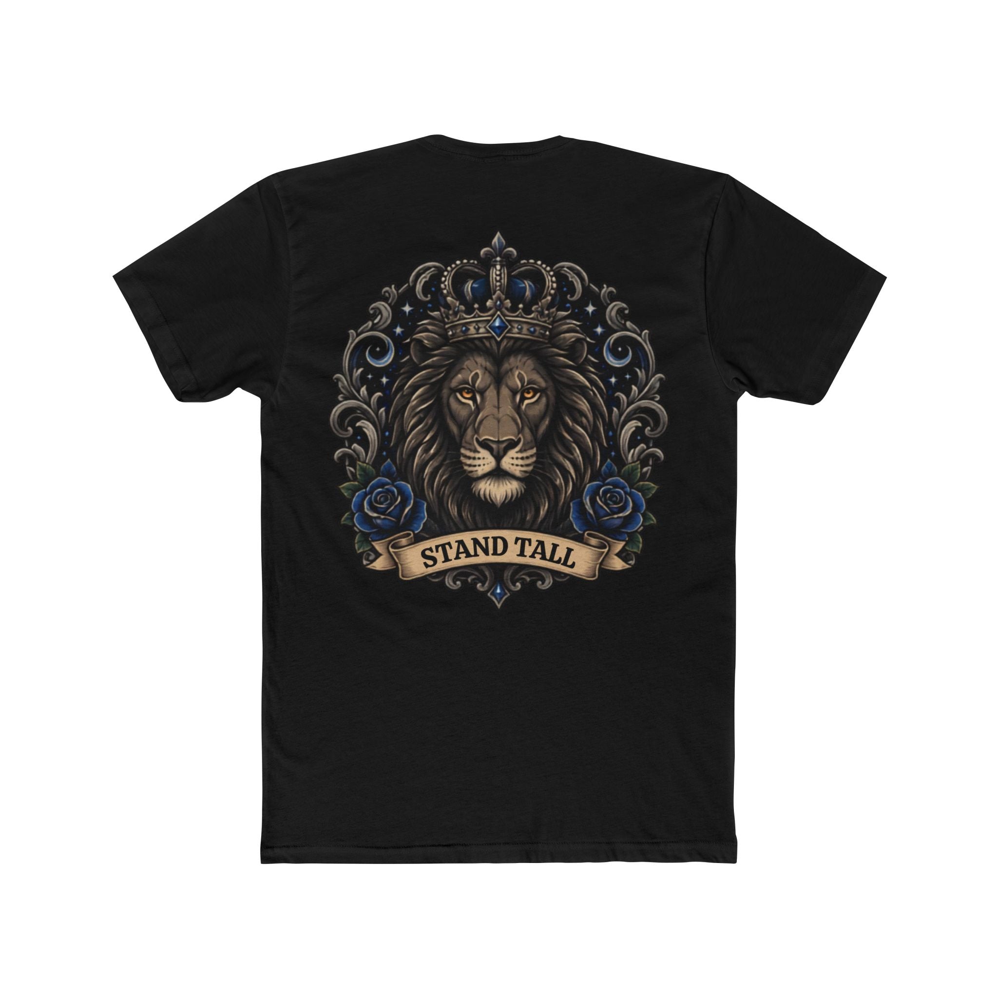 Stand Tall Crowned Lion Midnight Tee