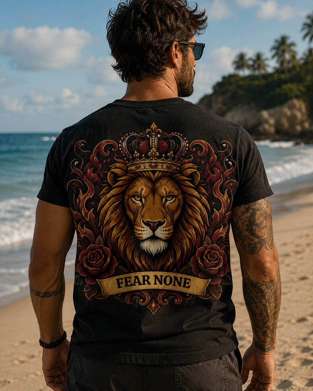 King of My Destiny Crowned Lion Tee