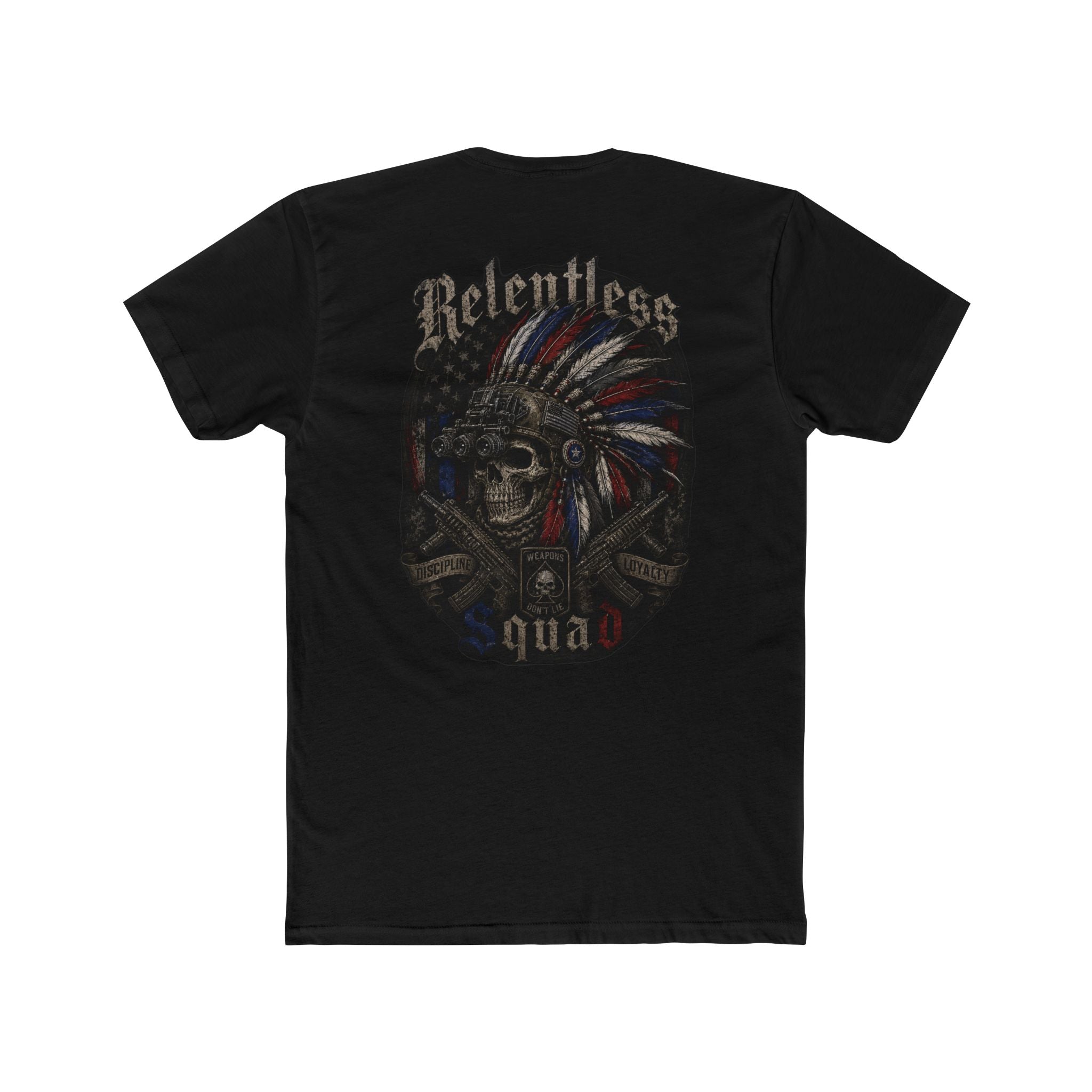Relentless Squad — Weapons Don't Lie Tee